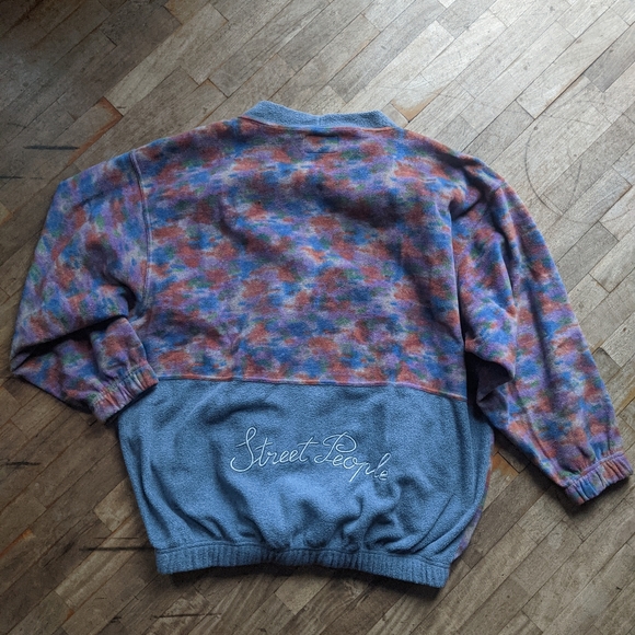 Fleece Pullover XL Vintage Street People. - Picture 5 of 10